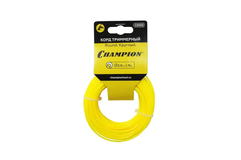 Леска для триммера, Round "d 2,0мм/15м" (Champion) C5002