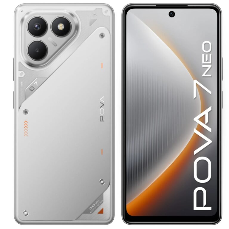 TECNO POVA 7 Neo 8/256GB NFC Magic Silver Смартфон