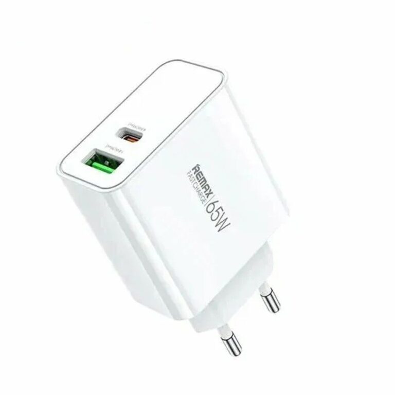 СЗУ [USB(1), USB-C(1), 3A, 65W, QC3.0/PD] REMAX RP-U125 бел.